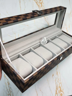 ESTUCHE ORGANIZADOR PARA RELOJES 6 PUESTOS - comprar en línea