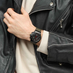 Reloj Swatch IRONY BY THE BONFIRE YVB416 Cronógrafo Negro - Navalshop Colombia
