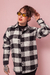 Camisa Xadrez Flanelada Worker Preto e Branco - MSA Haus | para pessoas ácidas e de bom gosto!