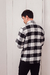 Camisa Xadrez Flanelada Worker Preto e Branco - comprar online