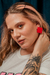 Brinco Losango Vermelho - comprar online