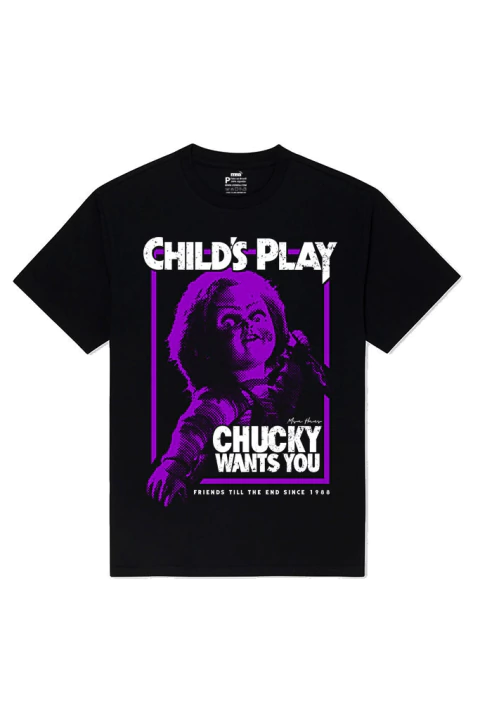 Camiseta Preta Chucky - comprar online