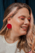 Brinco Disco Vermelho - comprar online