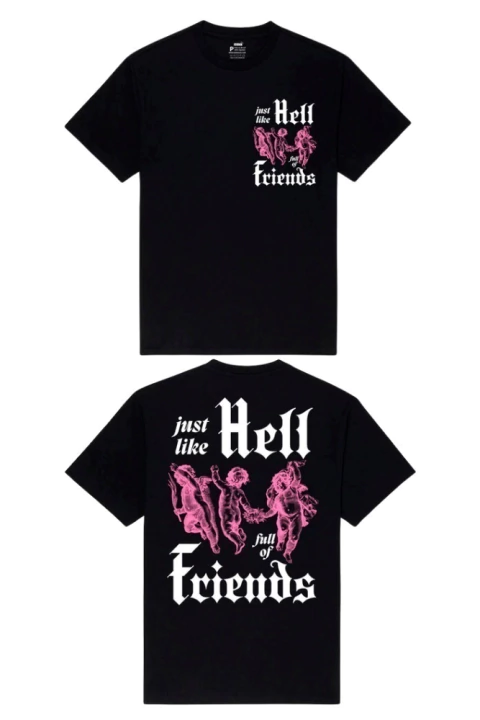 Camiseta Preta Full of Friends - comprar online