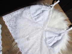 Conjunto Calesson de Renda com Forro Sem Bojo Branco GG na internet