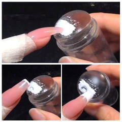 Carimbo de Unha Ponta de Silicone na internet