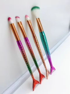 Kit de Pincel com 4 Pincéis Sereia - comprar online