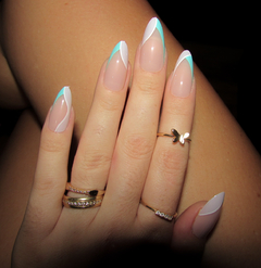 Unhas Postiças Francesinha Detalhes 24 Unidades - comprar online