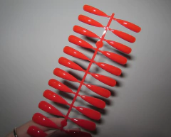 Unhas Postiças 24 Unidades Comprida Vermelha na internet