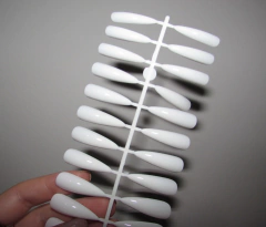 Unhas Postiças 24 Unidades Comprida Branco - comprar online