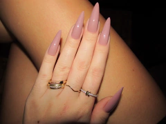 Unhas Postiças 24 Unidades Comprida Nude