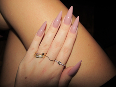 Unhas Postiças 24 Unidades Comprida Nude na internet
