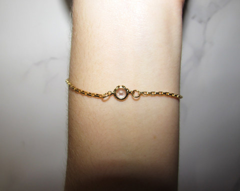Pulseira Ponto de Luz Folheado à Ouro 18k - 3292