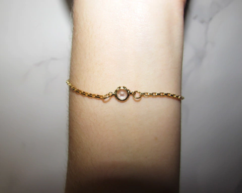 Pulseira Ponto de Luz Folheado à Ouro 18k - 3292