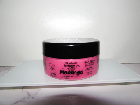 Hidratante Esfoliante de Morango Corpo e Rosto 180g - Soul Cosméticos - comprar online