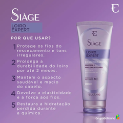 Condicionador Siàge Loiro Expert 200ml - Eudora