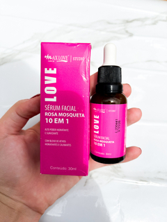 Sérum Facial Rosa Mosqueta 10 em 1 Vegano - Max Love
