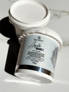 Pote de Argila Branca 100g - Blue Moon