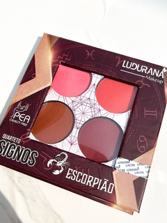 Quarteto Paleta de Sombras Signos Escorpião - Ludurana - comprar online