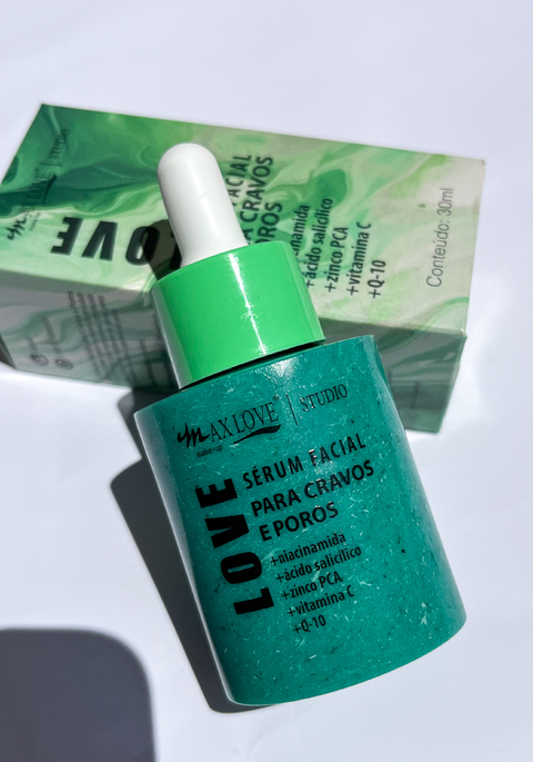 Sérum Facial Para Cravos e Poros - Max Love