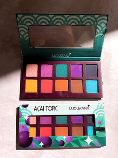 Paleta de Sombras Açai Topic 10 Cores - Ludurana na internet