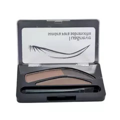 Paleta de Sombras para Sobrancelha 2 Cores Cor 2 - Lua e Neve -