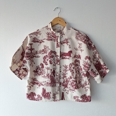 Camisa Lienzo de Alegrìa Guinda - GOR