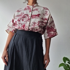 Camisa Lienzo de Alegrìa Guinda - comprar online
