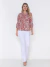 Camisa Manga 3/4 Viscolinho Paisley - Intens Camisas