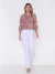 Camisa Manga 3/4 Viscolinho Paisley - loja online