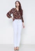 Blusa Manga Longa Viscose Paisley - loja online