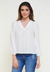 Blusa Manga Longa Crepe Liso - loja online