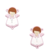 Aplique anjo emborrachado 5,5 x 3,5 cm - 2 unidades
