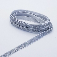 Fita lurex esponjada 10 mm - 5 metros - BM Materiais | tiara, aplique, miçangas ,pérola, pompom.