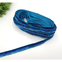 Fita lurex esponjada 10 mm - 5 metros - BM Materiais | tiara, aplique, miçangas ,pérola, pompom.