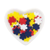 Mini flor ultrassom prensada escolar 2,0 cm - 60 unidades