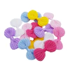 Aplique laço crochê P 4,5 x 2,5 cm - 6 unidades