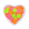 Mini flor ultrassom neon flúor 2,0 cm - 60 unidades
