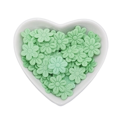 Mini flor ultrassom 2,0 cm - 50 unidades - BM Materiais | tiara, aplique, miçangas ,pérola, pompom.
