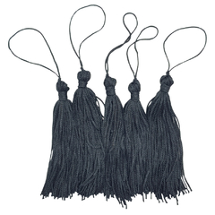 Pingente franja tassel 8 cm - 5 unidades - comprar online