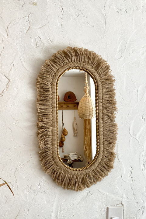 Espelho Jute Oval II