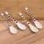 SET X 4 CUCHARITAS PORCELANA NEGRO