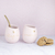 MATES CHANFLE ROSA PALABRAS DORADAS + ORO
