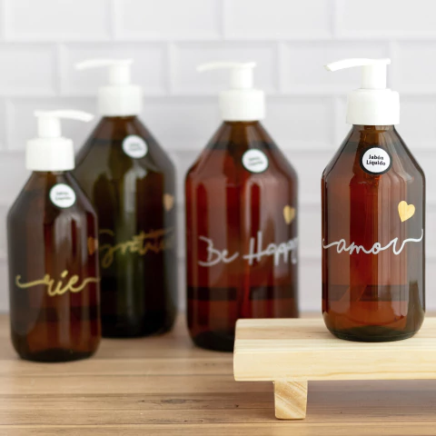 JABÓN LÍQUIDO ÁMBAR PALABRAS BLANCAS