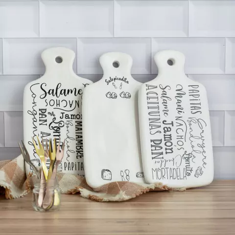 TABLA CERÁMICA PICADA