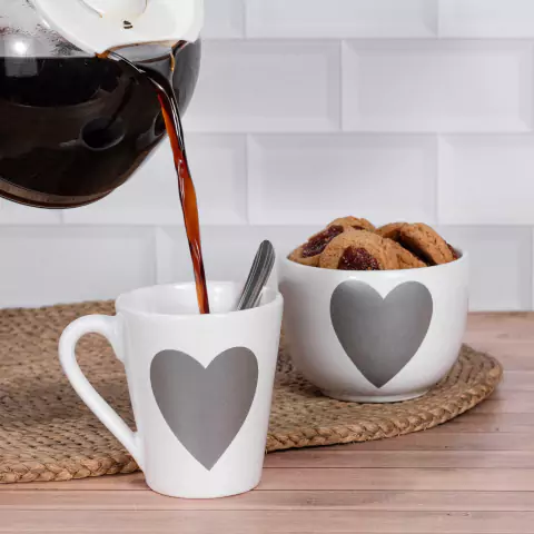 BOWL CORAZÓN GIGANTE PLATA