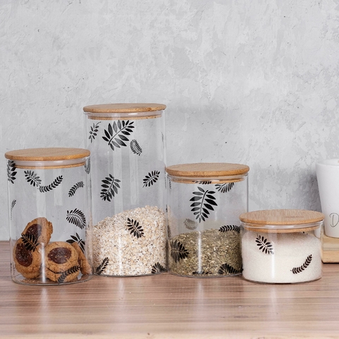 FRASCO TAPA HERMÉTICA BAMBOO OTOÑO