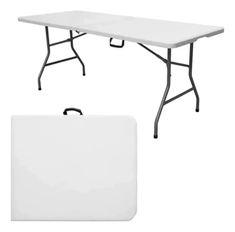 MESA PLEGABLE VALIJA 180 CM OUTDOORS (ME145)