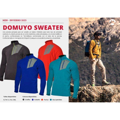 DOMUYO SWEATER HOMBRE MAKALU (MK160)