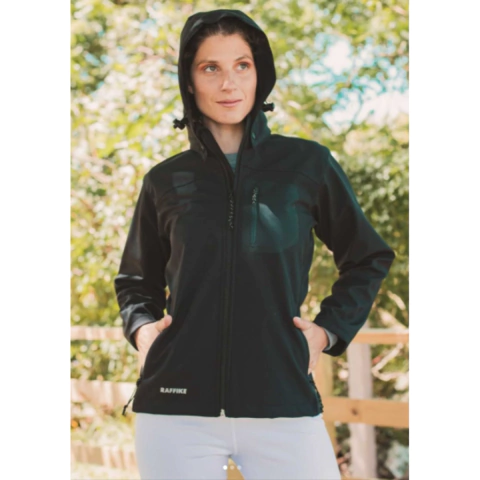 CAMPERA SOFTSHELL CICLON C/CAPUCHA DAMA RAFFIKE (RAF0021)